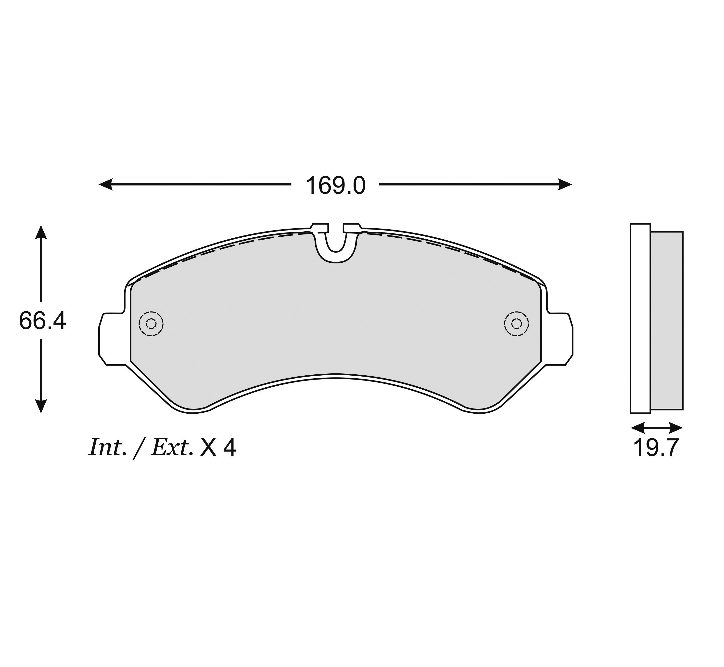 BALATA MERCEDES BENZ SPRINTER 416 516